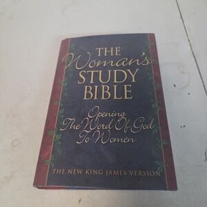 Woman's Study Bible NKJV Thomas Nelson 1995 Hardcover Vintage 9780840703729